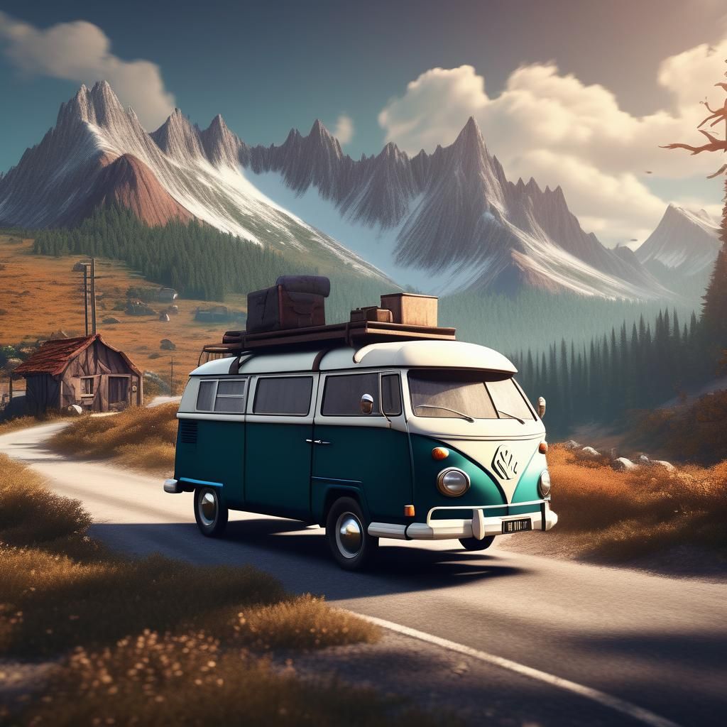 Camper Van Road Trip Through Canadian Wilderness