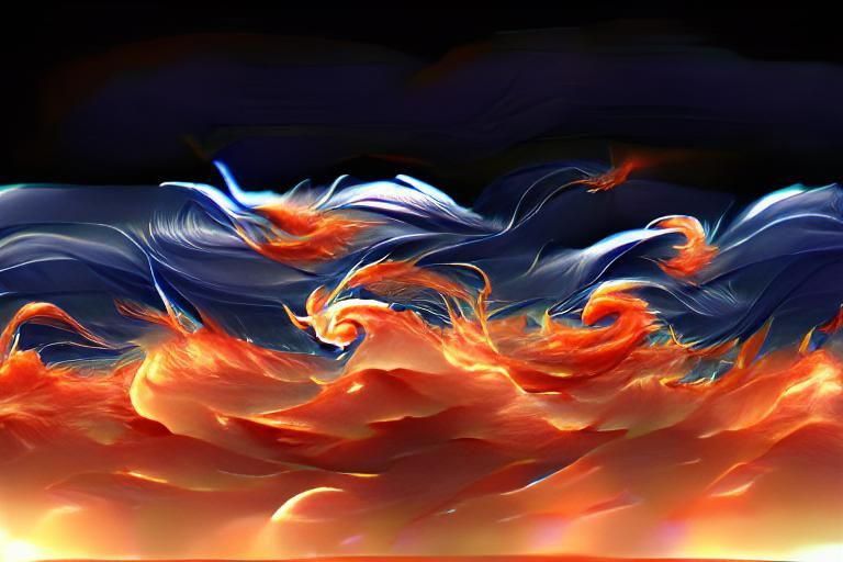 Fiery Swirling Winds in Ultra HD
