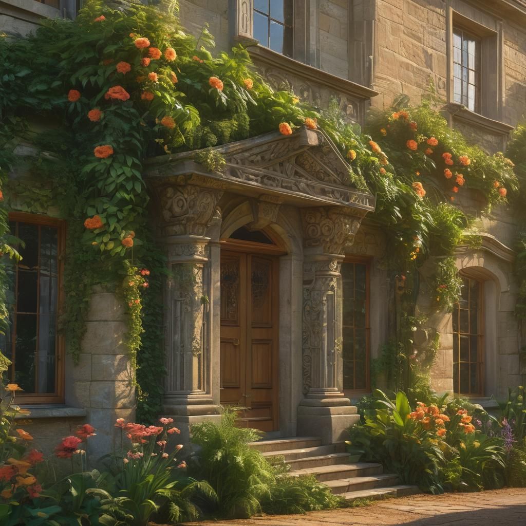 Farley's House: Hyperrealistic Concept Art in East Sussex