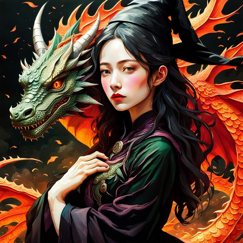 The witch and her pet dragon : the marriage of carp and rabbit