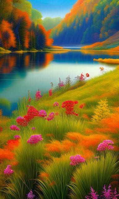 Orioles and Kingfishers: A Digital Chinese Painting