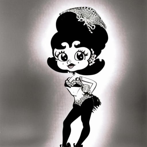 Betty Boop as a Gang Member