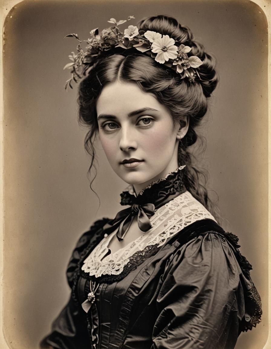 A beautiful young Victorian woman