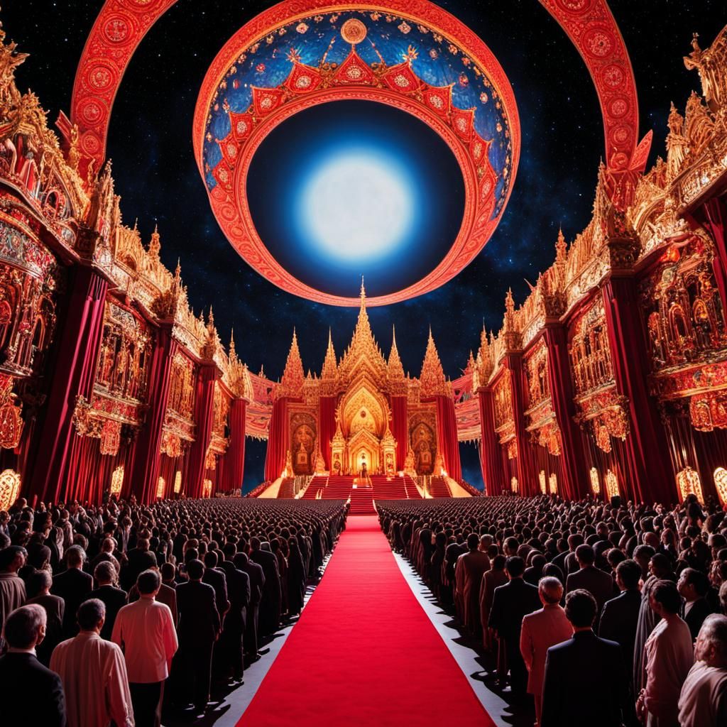 Extremely Detailed Awards Show on Distant Planet