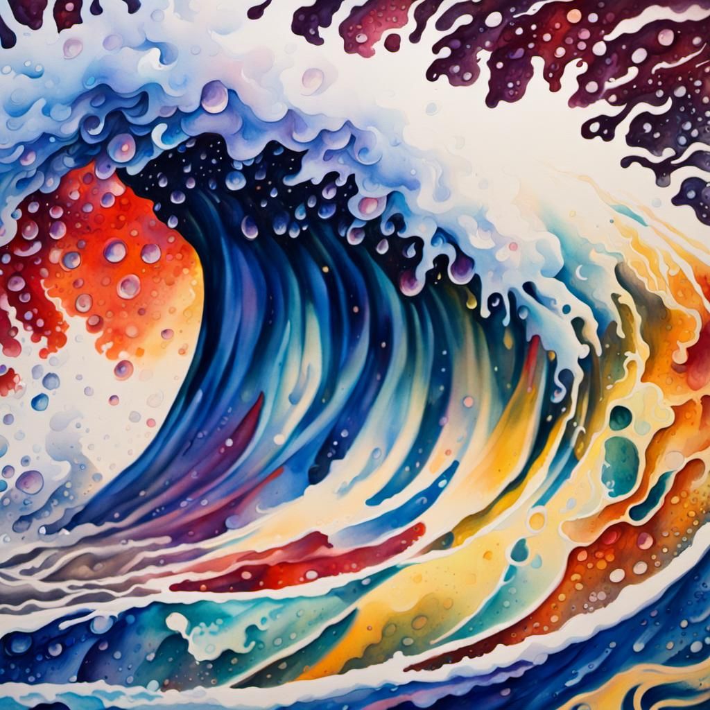 wave in colors