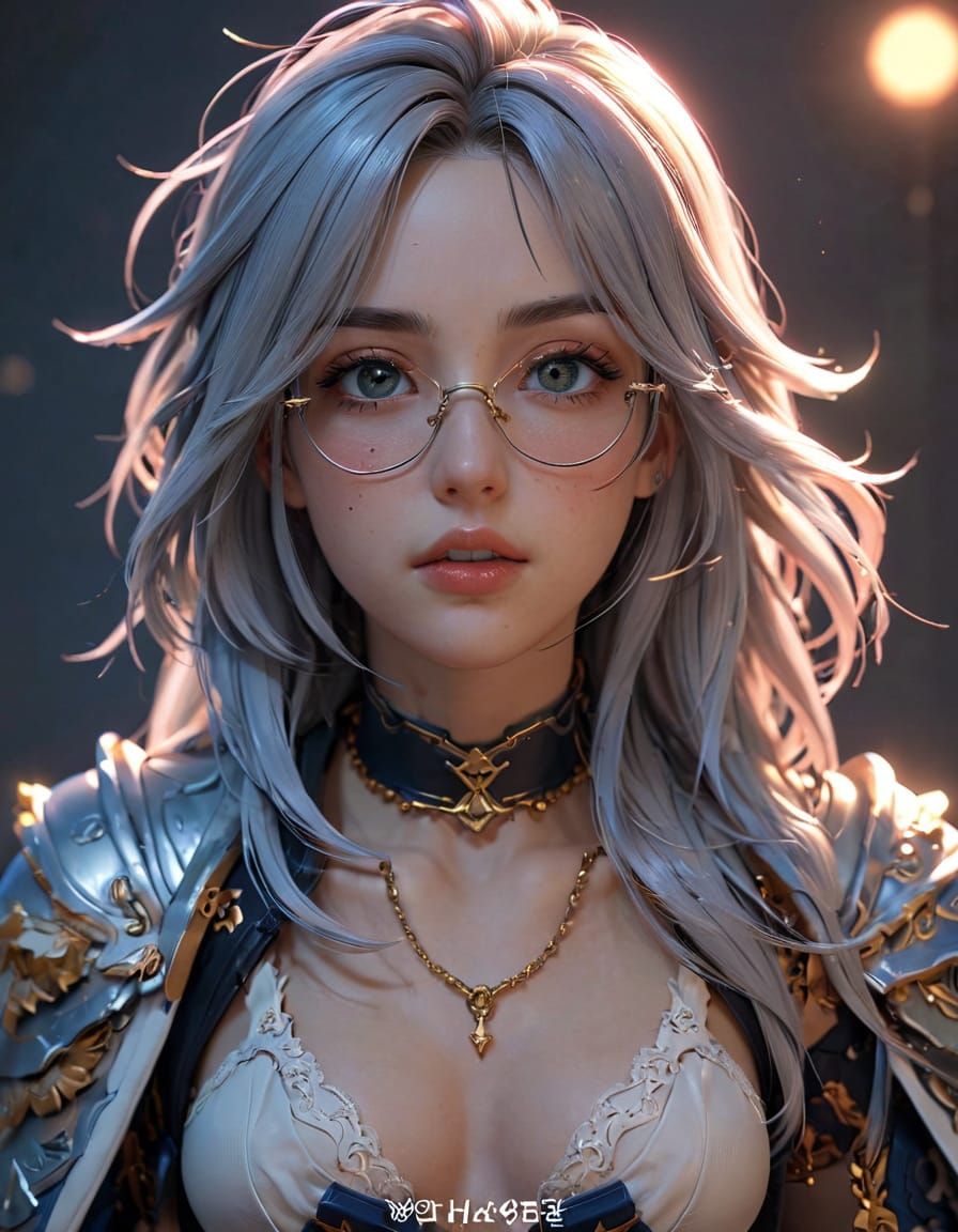 Detailed 3D Anime Concept Art Inspired by WLOP