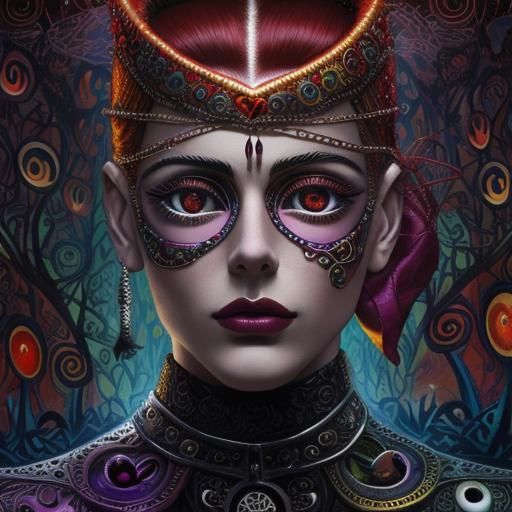 Surreal Lost Love in Abstract Expressionist Style