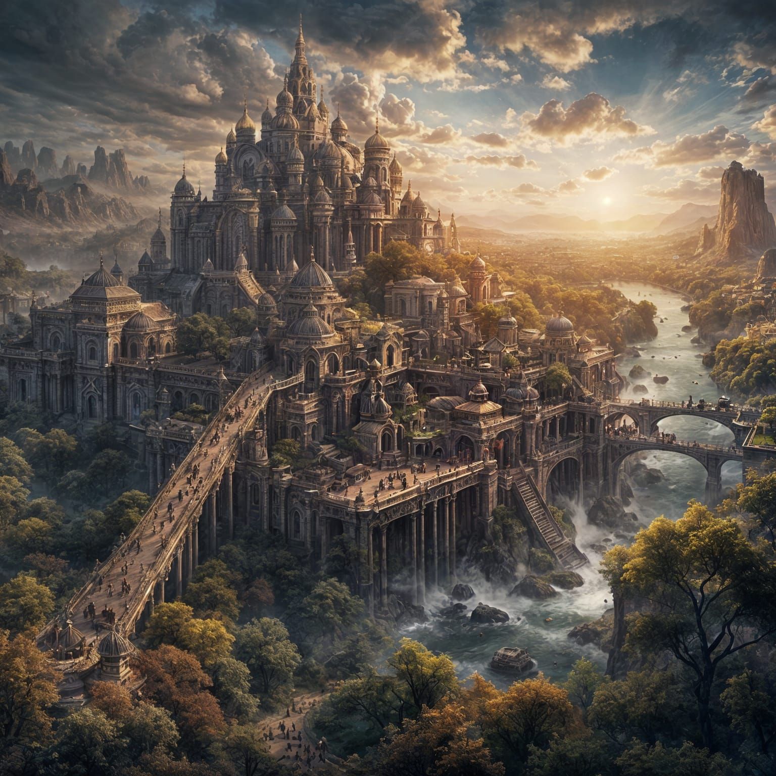 Epic Digital Matte Painting of Aneyh