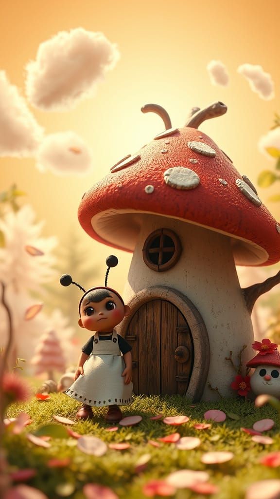 Tick-Tick Lady's Whimsical Forest Home