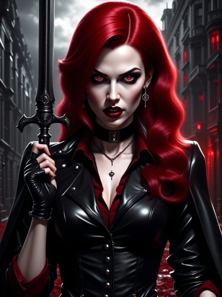 BloodRayne Vampire Warrior with Katana