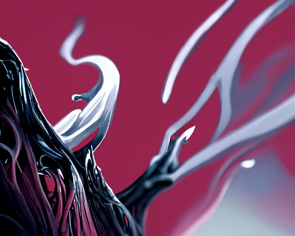 Vampire Draining Energy in Digital Art Style