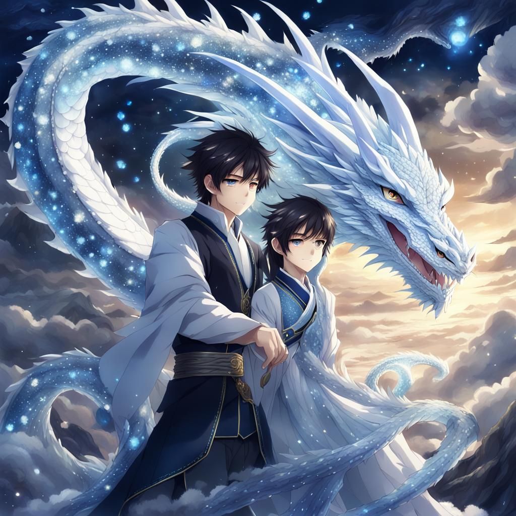 Anime Style Dragon Rider Fantasy