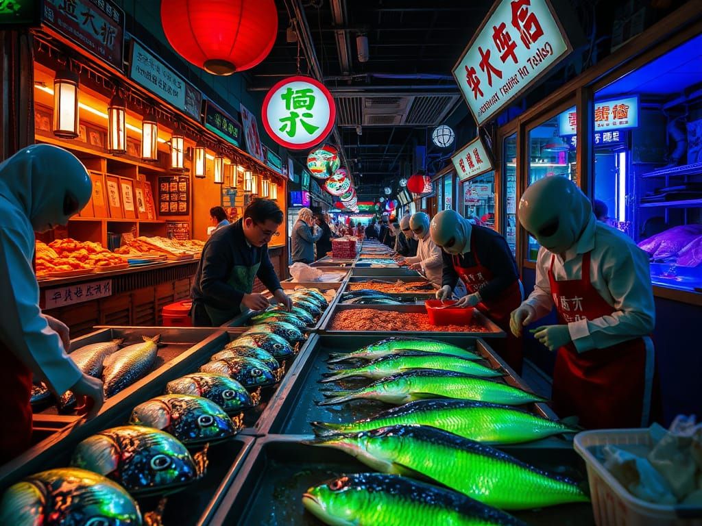 Extraterrestrial Fish Market