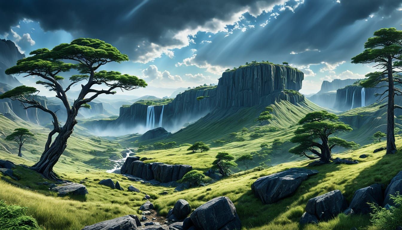 Epic Halo-Inspired Landscape