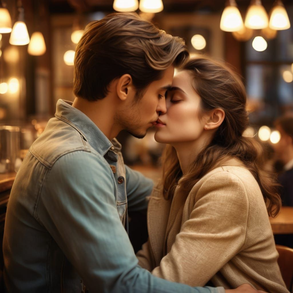 Passionate Parisian Love in Soft Focus