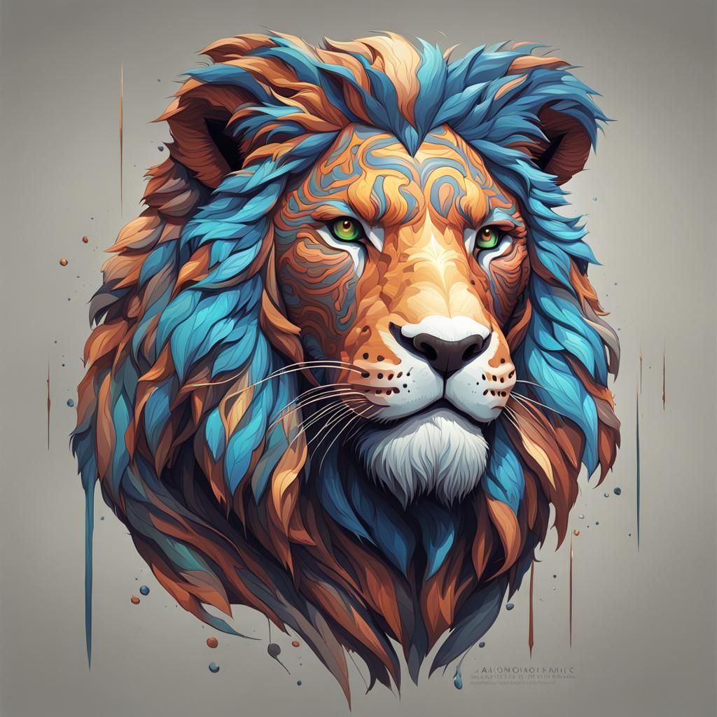 Detailed Animal Outlines in Hyperdetailed Concept Art