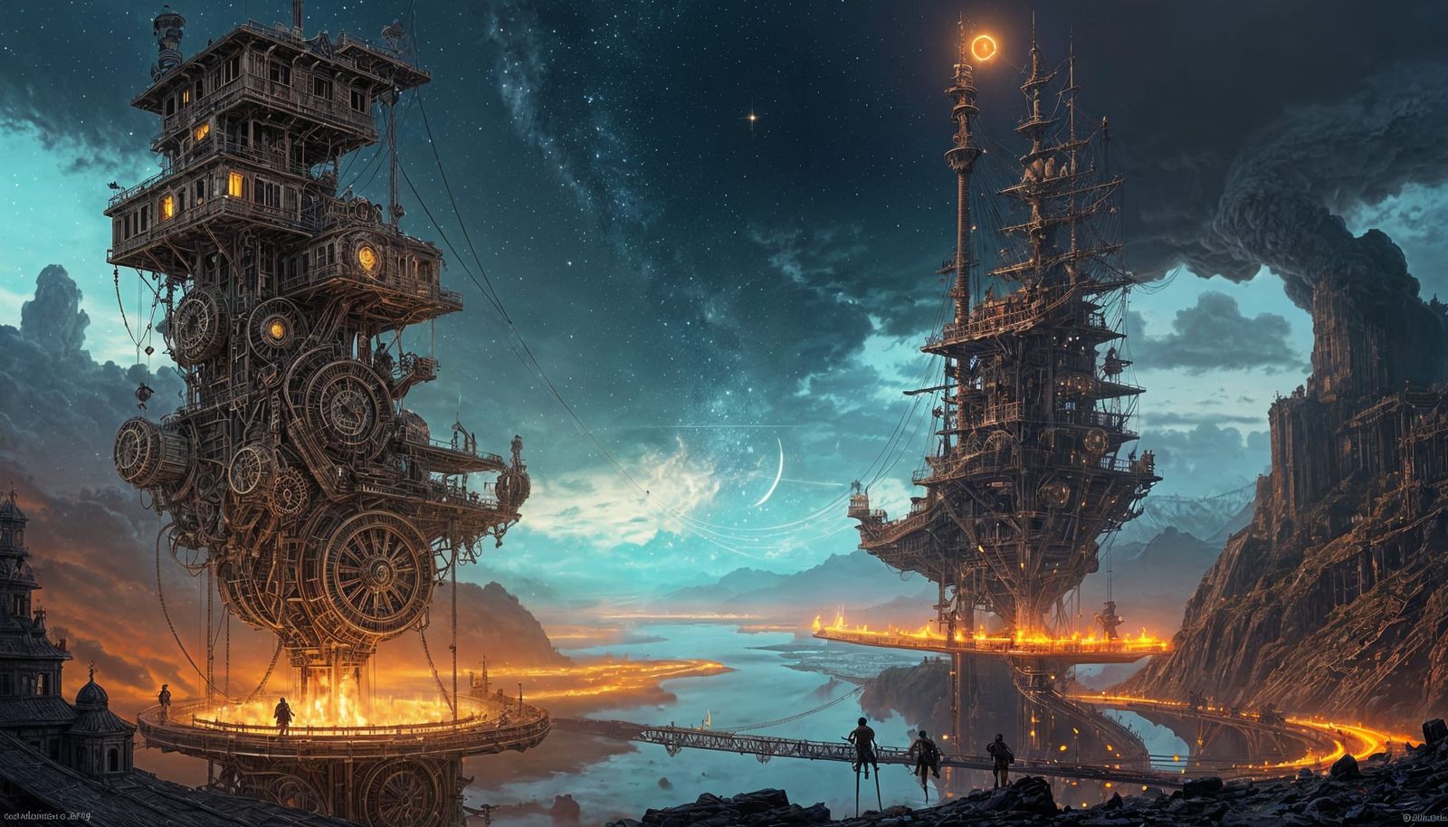 Steampunk Triumvirate of Eternal Existence