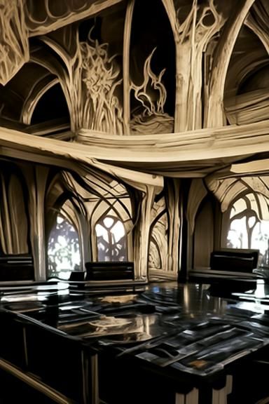 Dark Academia Sorceress Sanctum in Unreal Engine