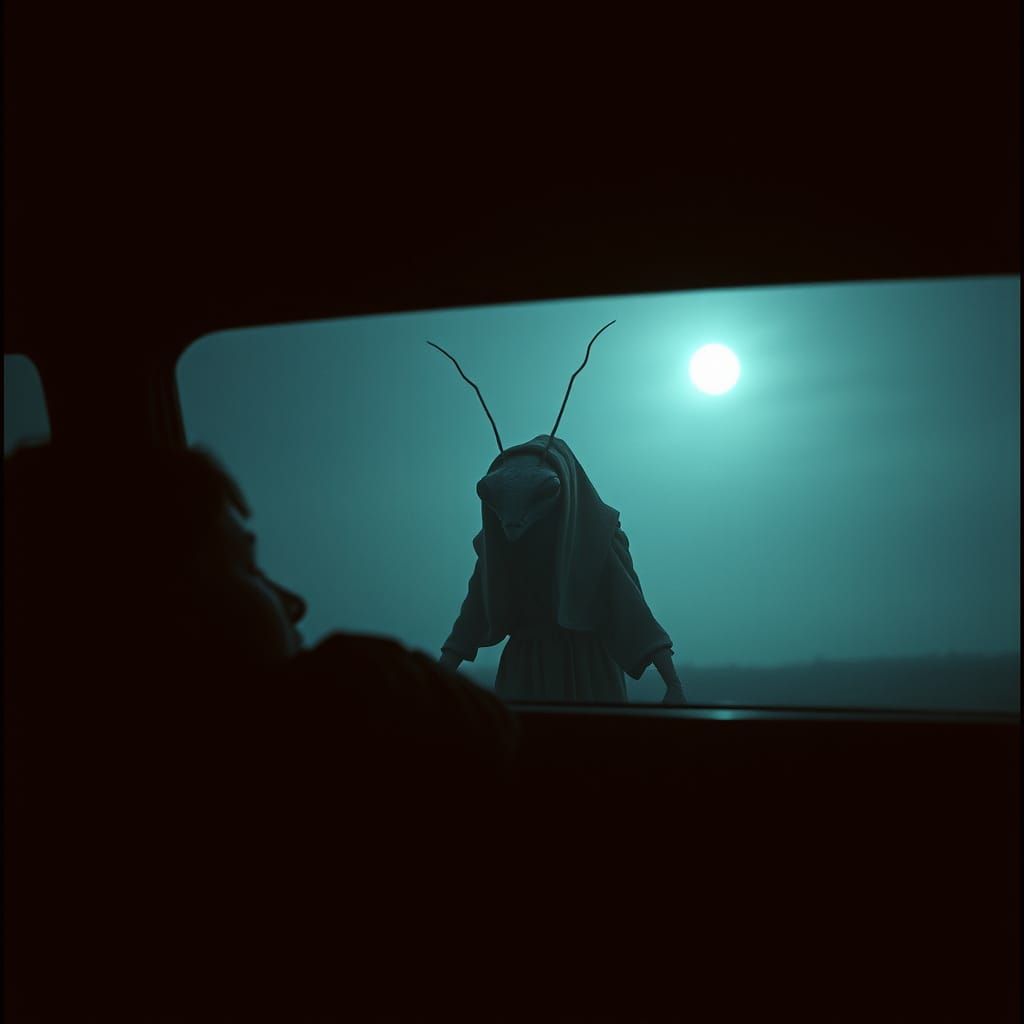 Eerie Encounter: Boy, Alien, and Misty Night in Film