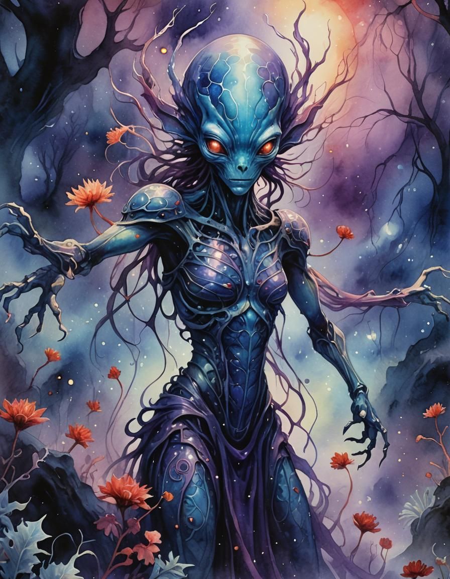 alien flora creature