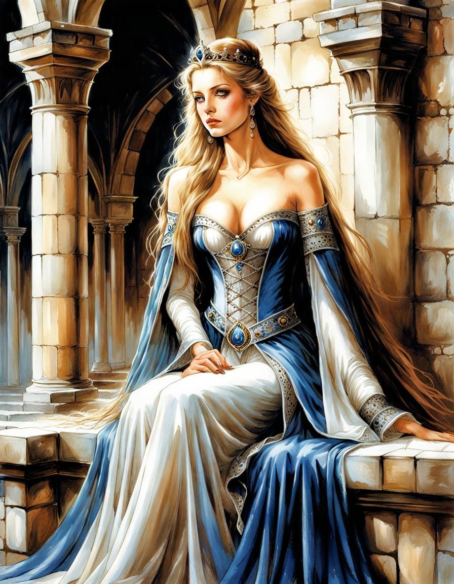 a heartbroken princess because the prince didn't arrive