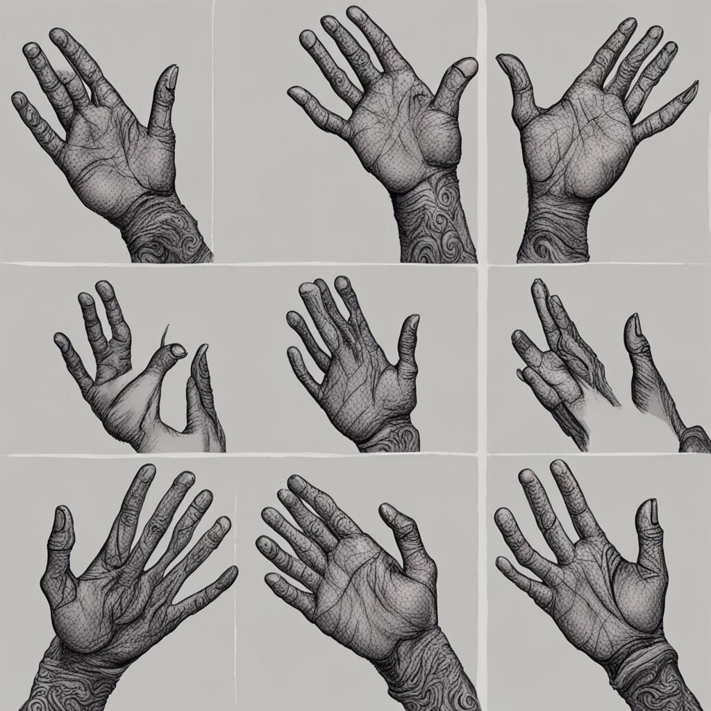 Image of Nude Human Hands
