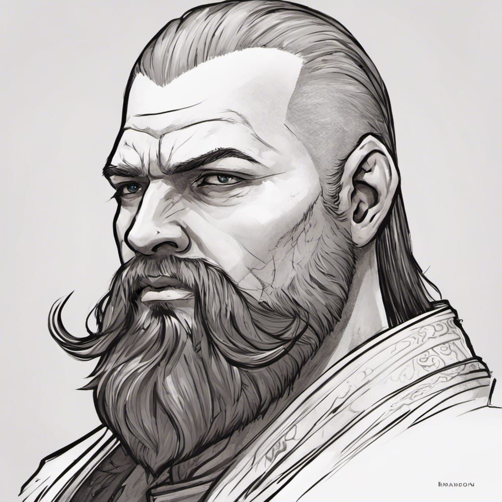 Heroic Digital Portrait of Dalinar Kholin