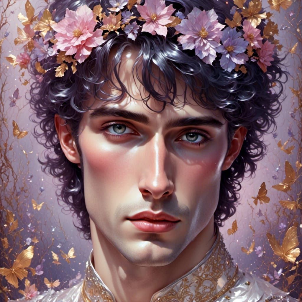 Intriguing Portrait with a Playful Smirk