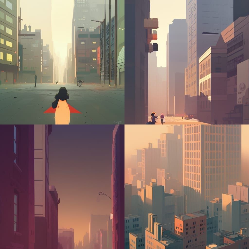 Futuristic Cityscape Digital Art