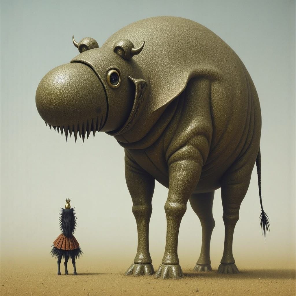 <lora:GLITTERGORE:1.0> a giraffe with short legs and a massi...