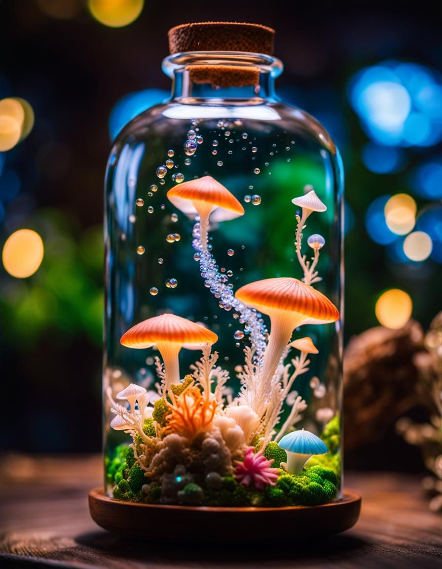 Fantasy Island in a Bottle: Macro Lens Photography