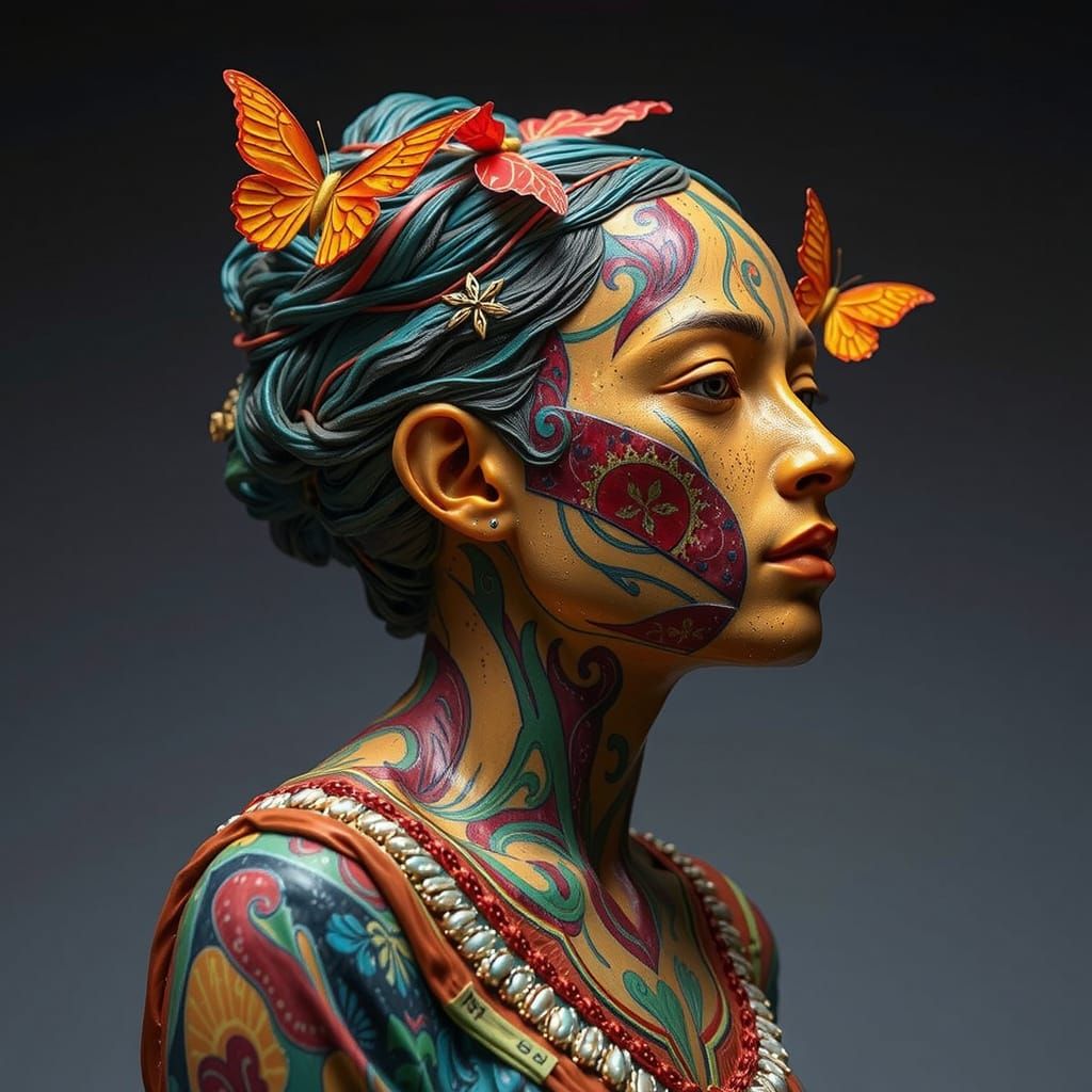 Hyperrealistic Sculpture of Human Kindness