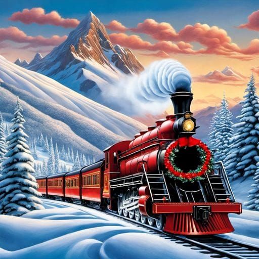 Festive Christmas Wreath with Red Bow