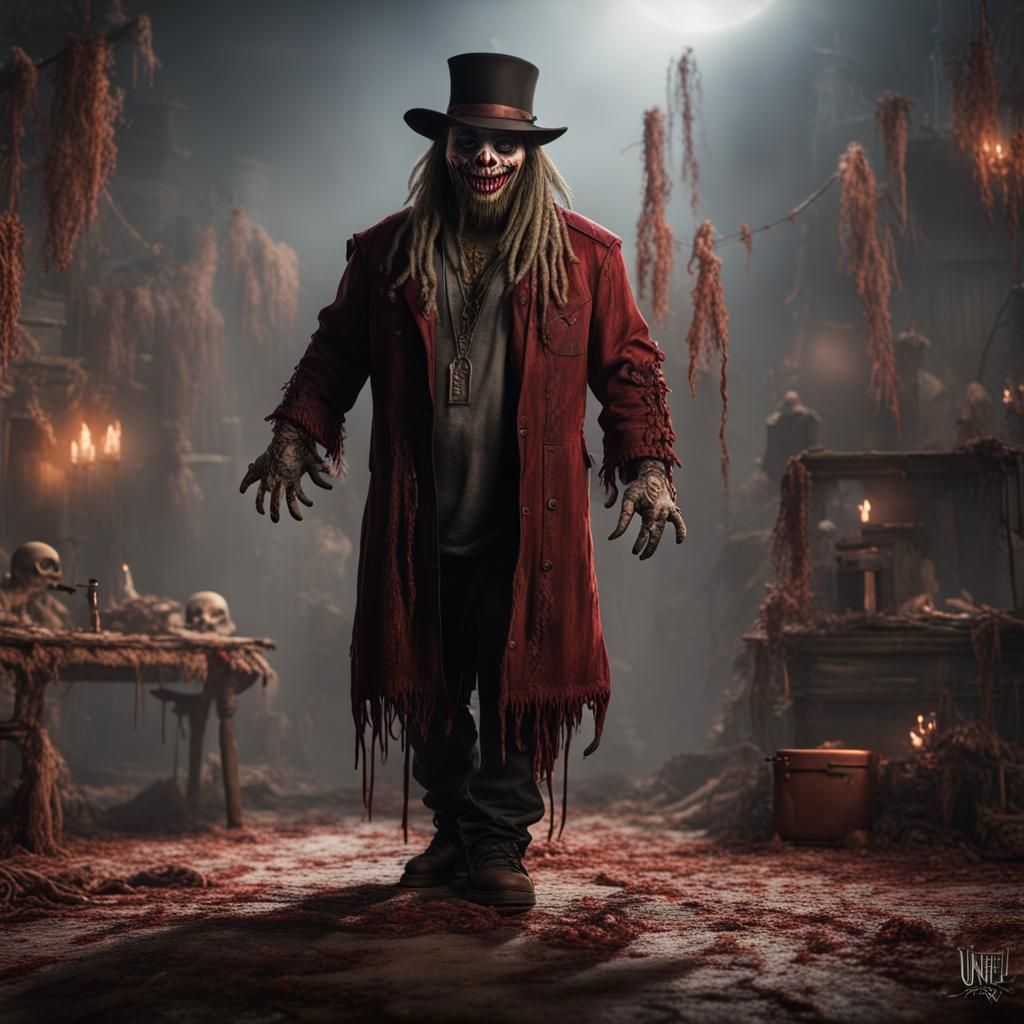 The Fiend Bray Wyatt: Detailed Matte Painting