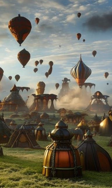 Fantasy balloon race