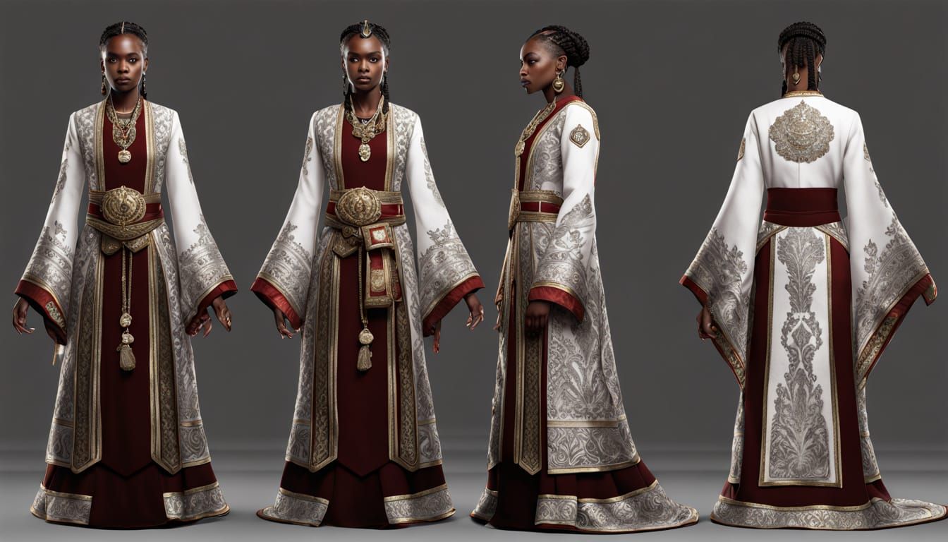 Regal Zharan Diplomat in Elegant Formal Attire