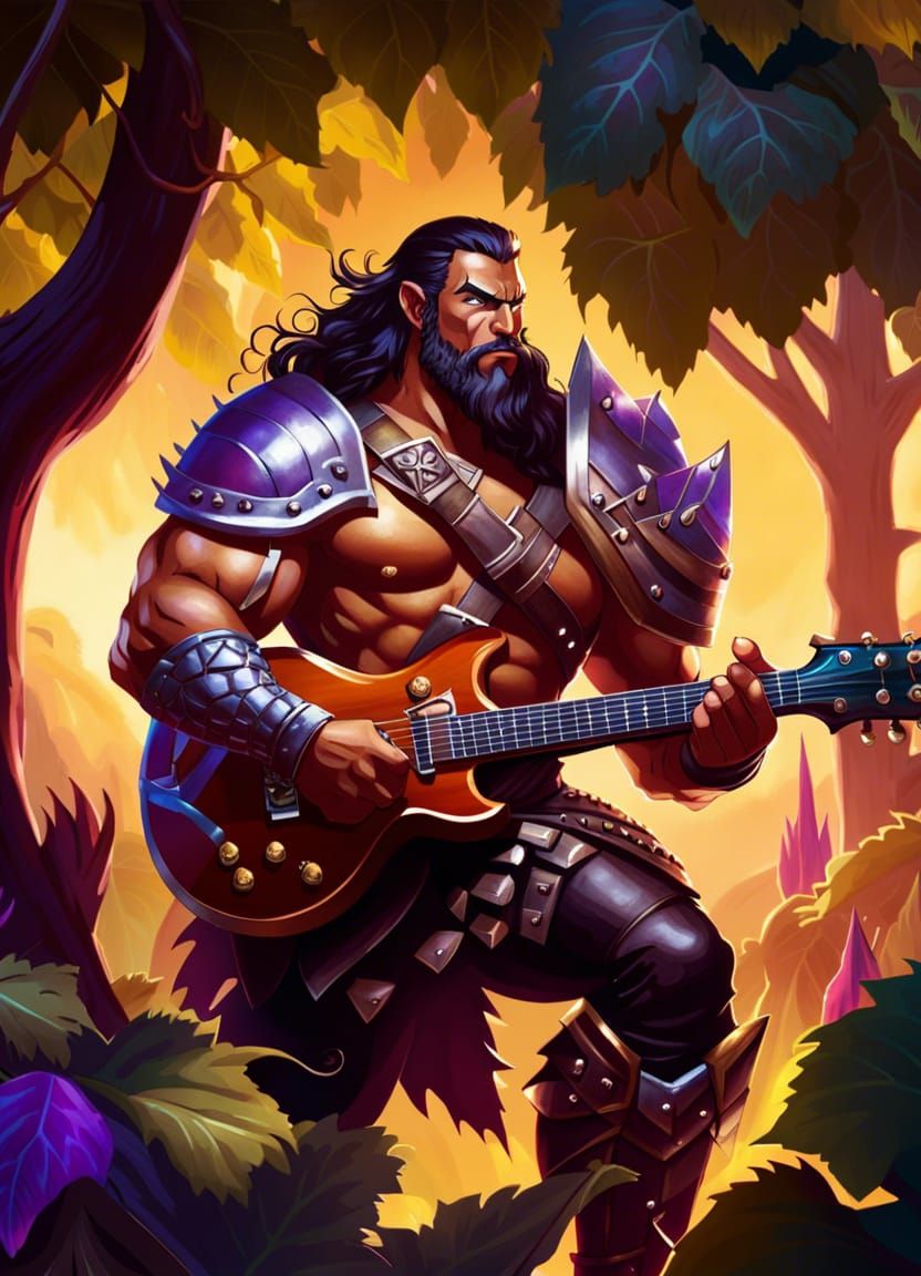 Ax The Bard-Barian's Axe-Guitar-Axe Has 2 Modes: Rock Out An...