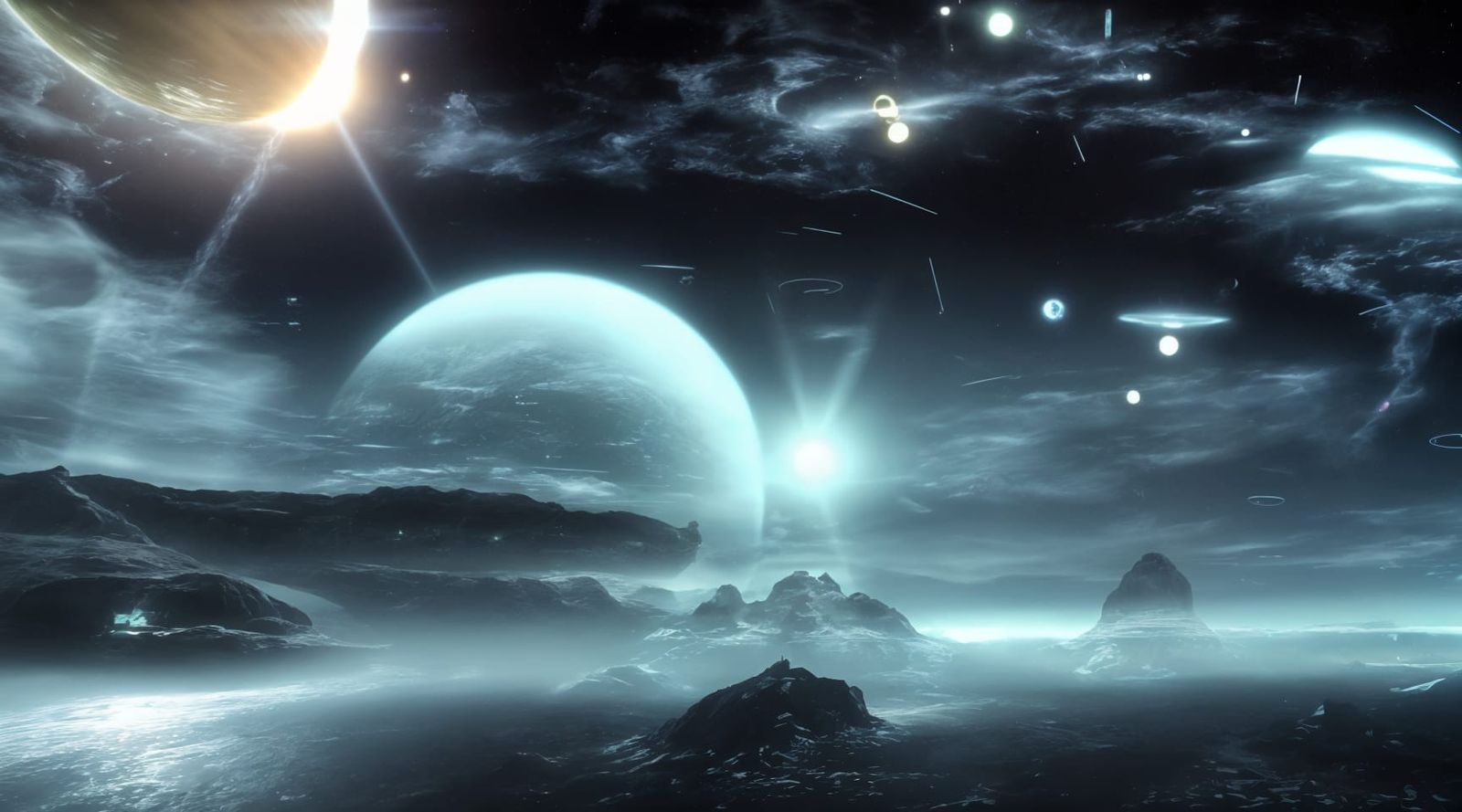 Virtual Planets in Cyberspace Universe