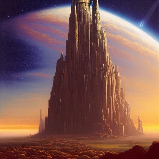 Tower to Outer Space: Gothic Architecture Masterpiece