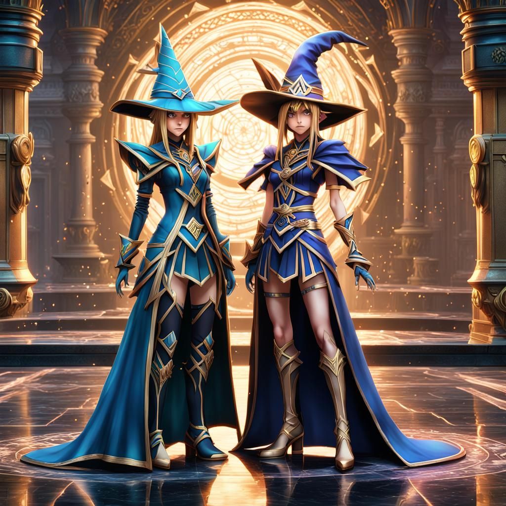 Dark magician girl and her apprentice