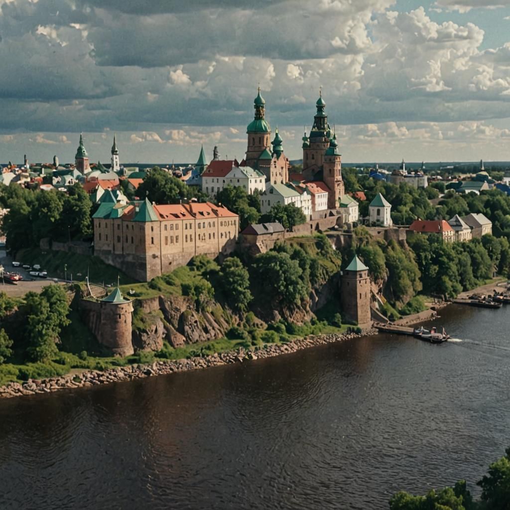 Cinematic Medieval Vyborg, Russia