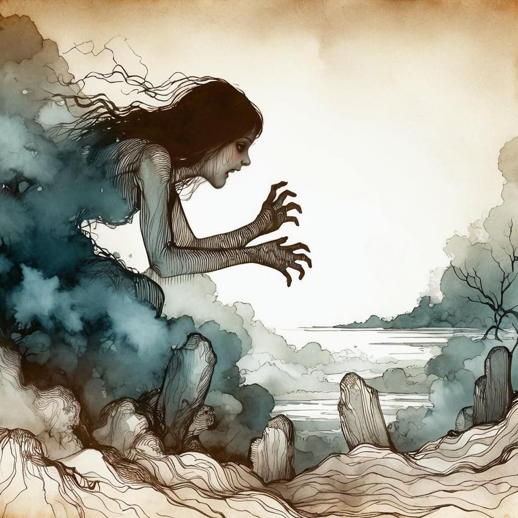 Eerie Dolls in Dreamlike Nicoletta Ceccoli Style