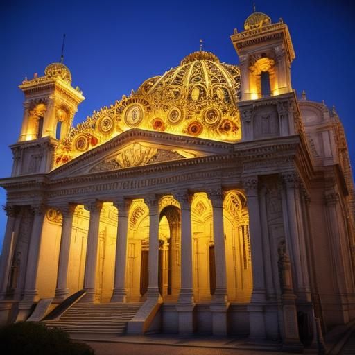 Surreal White: A Photorealistic 3D Psychedelic Scene