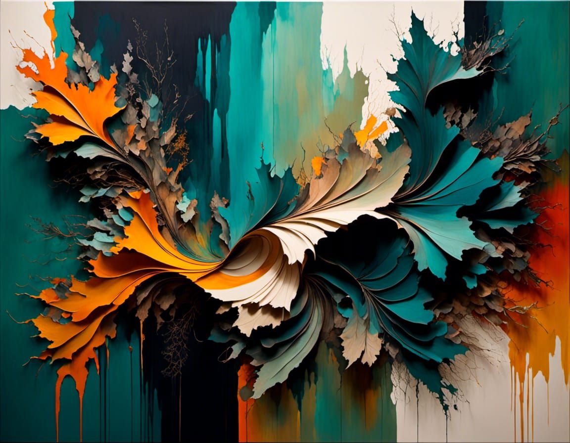 Alcohol Ink Painting of Light on Water