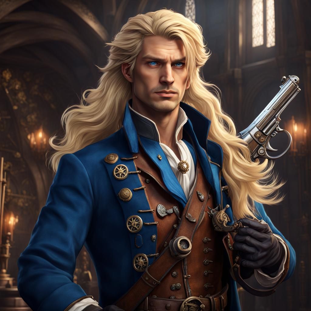 Steampunk Noble: D&D Character Concept Art