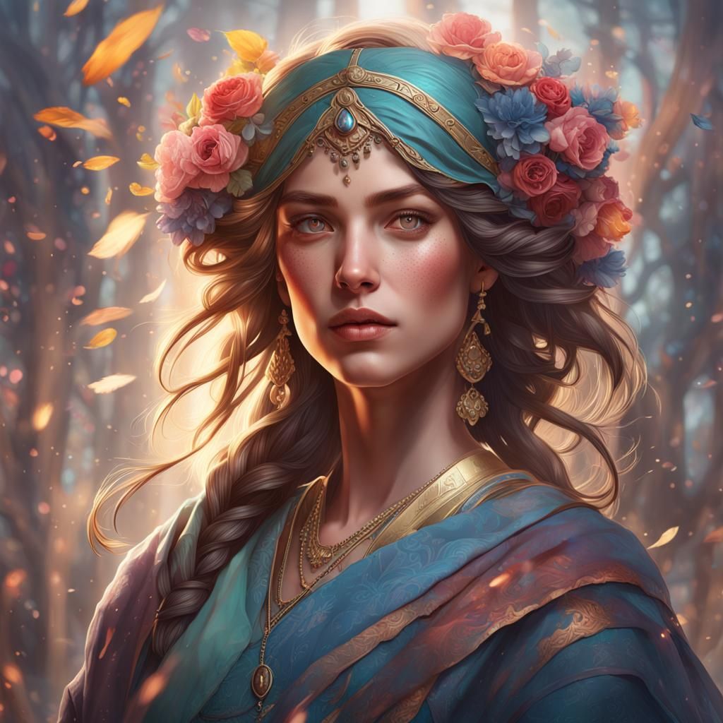 Hyperdetailed Portrait of True Beauty in 8K