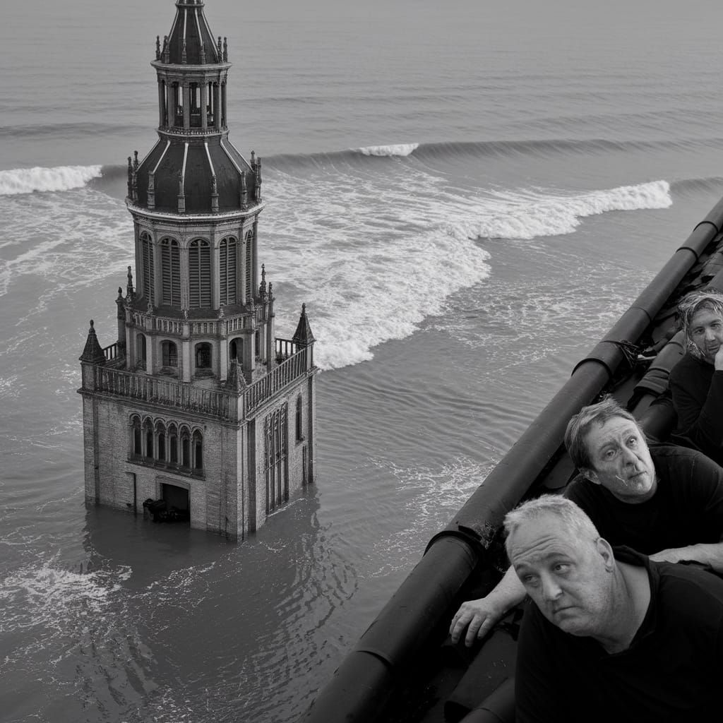 Rescued from Flooded Utrecht: A Black and White Portrait