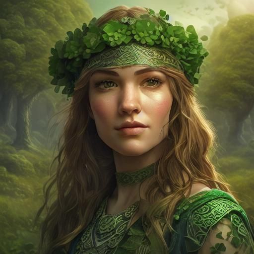 Celtic Library with Books, Cat, and Coffee