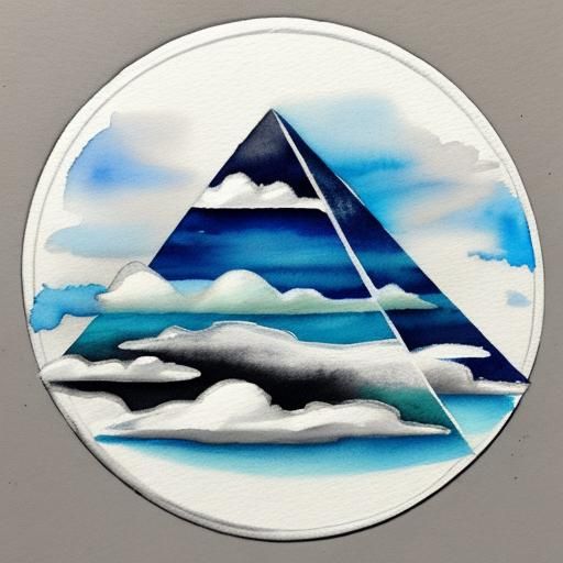 Abstract Juxtaposition: Watercolour and Charcoal Contrasts