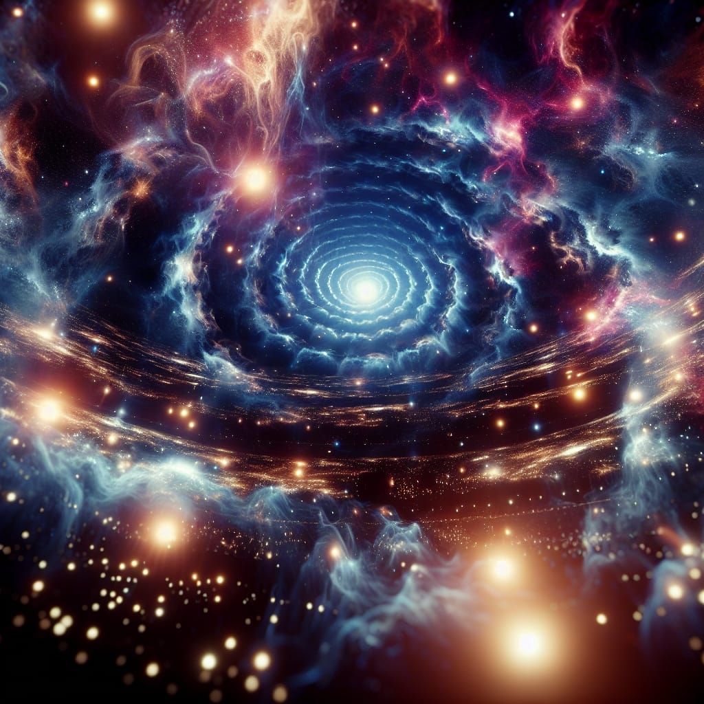 Cosmic Signals Hidden in Gravitational Waves: Digital Painti...